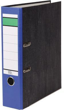 Soennecken Ordner DIN A4 80mm Recycling Pappe blau – Blauer Engel, 600 Blatt, Made in Germany