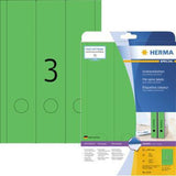 HERMA Ordneretikett 5138 61x297mm blau 60 Stück – Blanko für alle gängigen Ordner