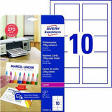 Avery Zweckform Visitenkarte C32026-25 ultraweiß, 250 Stück, 270 g/m², beidseitig bedruckbar