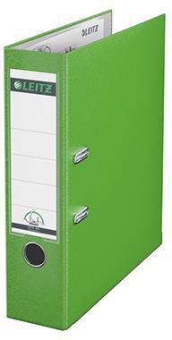 LEITZ Ordner 1010 DIN A4 80 mm Polypropylen weiß – 180°-Präzisionshebelmechanik