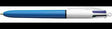 BIC 4 Colours Original Mehrfarbkugelschreiber 0,4 mm – 4 Farben in einem Stift