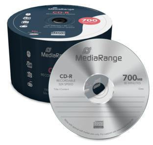 NEUTRALWARE CD-R 80 Min. 700 MB 52x Spindel 50 Stück