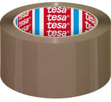 tesa Packband tesapack® Universal 50 mm x 66 m – Weißes PP-Klebeband für mittelschwere Versandschachteln