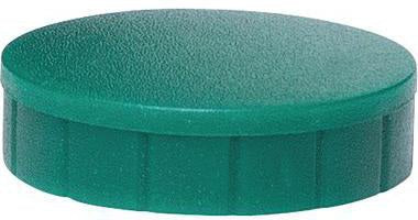MAUL Magnet MAULsolid 6162413, 24 mm, gelb, 10 Stück pro Packung, Tragfähigkeit 0,6 kg