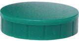 MAUL Magnet MAULsolid 6162413, 24 mm, gelb, 10 Stück pro Packung, Tragfähigkeit 0,6 kg