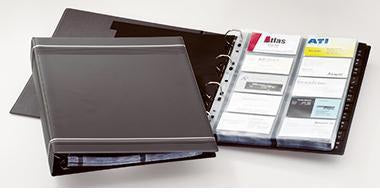 DURABLE Visitenkartenringbuch VISIFIX 400 Karten A-Z anthrazit