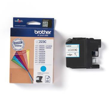 Brother Tintenpatrone LC-223C Original cyan – ca. 550 Seiten