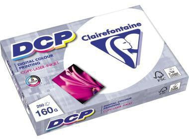 CLAIREFONTAINE DCP Farblaserpapier DIN A4 120g hochweiß 250 Blatt