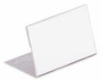 DURABLE Tischnamensschild 805419, 150x61 mm, Acryl, transparent, 10 Stück pro Packung