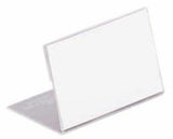 DURABLE Tischnamensschild 805419, 150x61 mm, Acryl, transparent, 10 Stück pro Packung