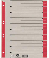 LEITZ Trennblatt 16523025 DIN A4 Karton Tab rot 25 St./Pack.