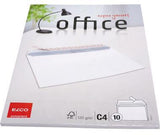 ELCO Briefumschlag Office 7447612 C4 oF hk weiß 10 St./Pack. – DIN C4 Versandtasche mit Haftklebung
