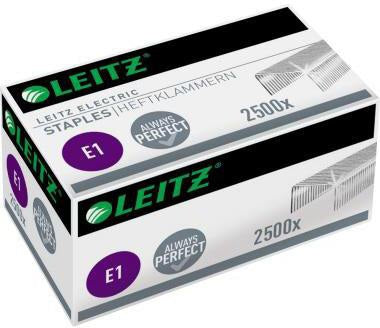 LEITZ Heftklammer e1 No. 10 für Heftgerät 5532, verzinkt, 2.500 Stück