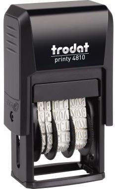 Trodat Datumstempel Printy Dater 4810 70381 – Selbstfärber mit 3,8 mm Schrift
