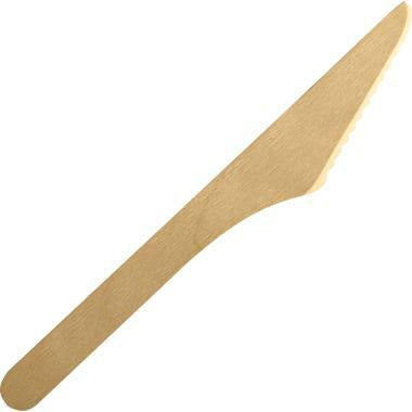 NATURE STAR Holzmesser 16 cm – 100 Stück, kompostierbar & lebensmittelecht