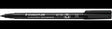STAEDTLER Lumocolor permanent 317 Folienstift 1 mm schwarz – wisch- und wasserfest, Made in Germany