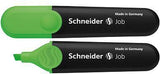 Schneider Textmarker Job 1503 mit Keilspitze 1+5 mm blau – nachfüllbar, Made in Germany