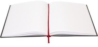 OXFORD Black n' Red Notizbuch DIN A4 liniert, 96 Blatt, 90 g/m², Hardcover