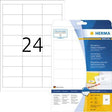 HERMA Universaletikett SPECIAL 64,6x33,8 mm A4 weiß 600 Stück blickdicht