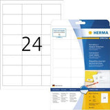 HERMA Universaletikett SPECIAL 64,6x33,8 mm A4 weiß 600 Stück blickdicht