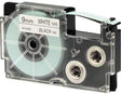 CASIO Schriftbandkassette XR-9WE – 9 mm x 8 m, schwarz auf weiß, Originalzubehör