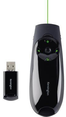 Kensington Wireless Presenter Expert mit grünem Laserpointer, 45 m Reichweite, Cursorsteuerung