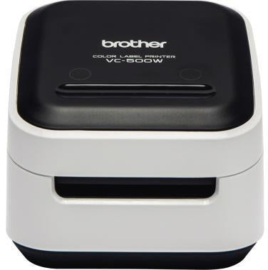 Brother VC-500W Farb-Etikettendrucker mit Zink-Technologie, WLAN und USB – ohne Tinte