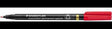STAEDTLER Lumocolor permanent special 319 F Folienstift, rot, dokumentenecht, Made in Germany