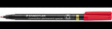 STAEDTLER Lumocolor permanent special 319 F Folienstift, rot, dokumentenecht, Made in Germany