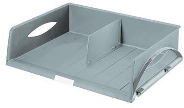 Leitz Briefablage Sorty Jumbo 52320095 DIN A3 quer Polystyrol schwarz inkl. Trennwand
