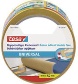 tesa Klebeband Universal 56170-00004-01 doppelseitig klebend 50 mm x 5 m weiß