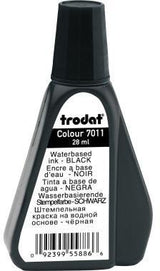 Trodat Stempelfarbe Colour 7011 – 28 ml Nachtränkfarbe in Blau, dokumentenecht