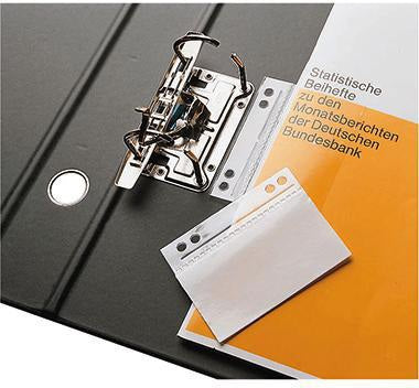 VELOFLEX Heftstreifen Doppelheftfix 6x10 cm PP glasklar 50 Stück