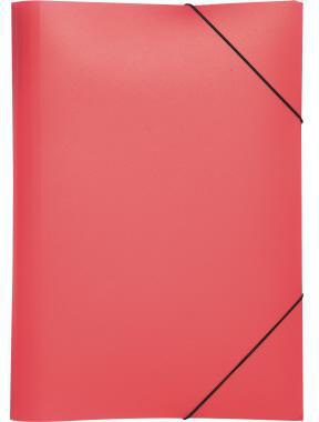PAGNA Gummizugmappe 21613-03 DIN A4 PP 3Klappen rot