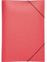 PAGNA Gummizugmappe 21613-03 DIN A4 PP 3Klappen rot