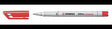 STABILO Folienstift OHPen 851/40 S rot 0,4 mm – abwischbarer Fineliner für Präsentationen