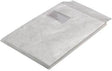 TYVEK Faltentasche DIN C4 229 x 324 mm mit Fenster, 55 g/m², Haftklebung, weiß
