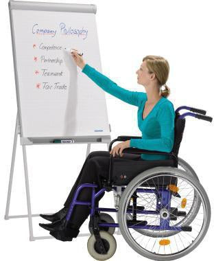 FRANKEN Flipchart PRO Deluxe Standard 67x95cm höhenverstellbar weiß