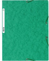 Exacompta Eckspanner Nature Future 55511E DIN A4 400g Karton grau mit Gummizugverschluss