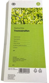 Soennecken Trennstreifen oeco 24 x 10,5 cm blau, 100 Stück, Recyclingkarton, Blauer Engel