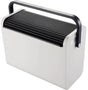 helit Hängebox H6110198 DIN A4 für 25 Hängemappen, lichtgrau, stapelbar, mit Rolloverschluss