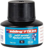 edding Nachfülltusche 4-FTK25001 25ml schwarz – Für Flipchartmarker 380, 383, 31, 32