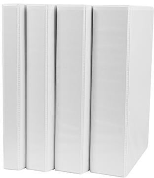 Soennecken Präsentationsringbuch 4146 DIN A4 20mm weiß – D-Mechanik, Polypropylen, mit Einstecktasche