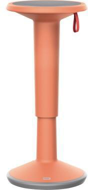 INTERSTUHL UPis1 110U Sitz-Steh-Hocker – Höhenverstellbar 59-84,5 cm, Rot/Basaltgrau