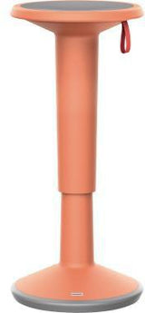 INTERSTUHL UPis1 110U Sitz-Steh-Hocker – Höhenverstellbar 59-84,5 cm, Rot/Basaltgrau