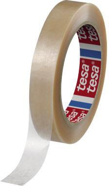 tesa Klebefilm 04104 66m x 12mm transparent – PVC Klebeband für Tischabroller