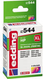 edding Tintenpatrone EDD-544 kompatibel mit HP 302XL, mehrfarbig, 16 ml, ca. 360 Seiten