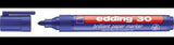 edding Pigmentmarker 30 – Permanentmarker mit Rundspitze 1,5–3 mm, schwarz, Made in Germany