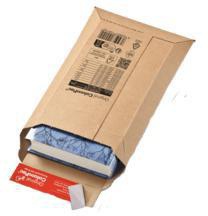 ColomPac Versandtasche Rigid Plus 150 x 250 mm braun, 100 Stück, Wellpappe, Selbstklebung