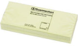 Soennecken Haftnotiz oeco Recycling 75x75 mm gelb 6 Blöcke à 100 Blatt